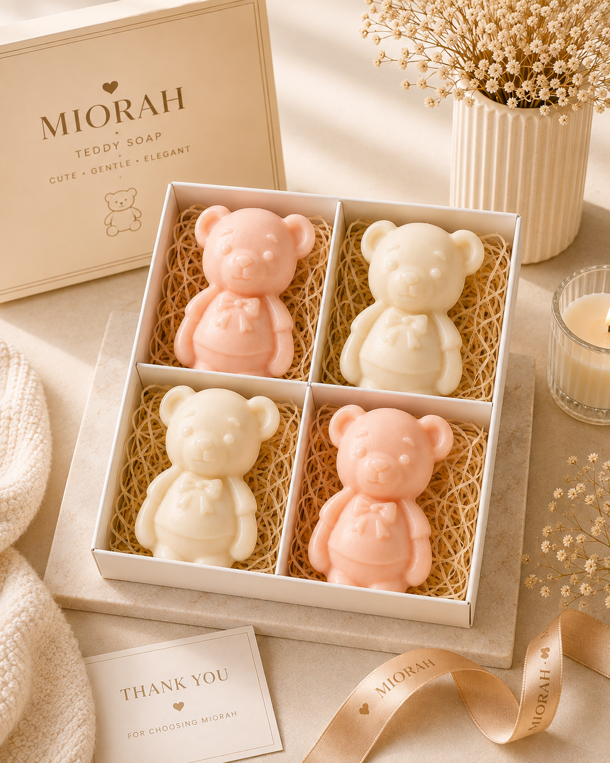 4 Teddy Gift Set